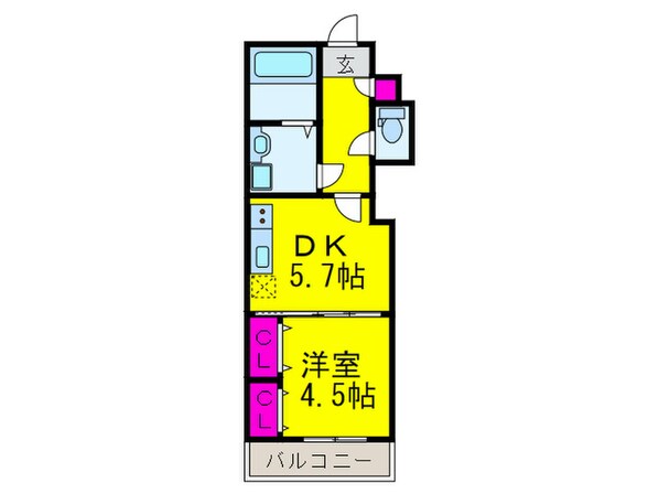 TKアンバーコート羽衣の物件間取画像